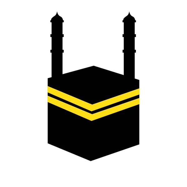 Vetor Logotipo Ícone Mecca — Vetor de Stock
