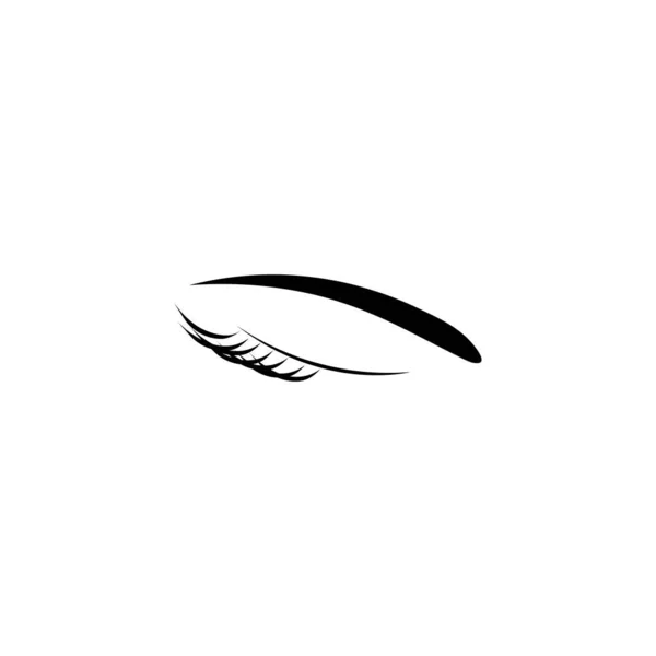 Вектор Логотипа Глаза Ресницы — стоковый вектор