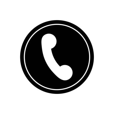 telefon simgesi logo vektörü