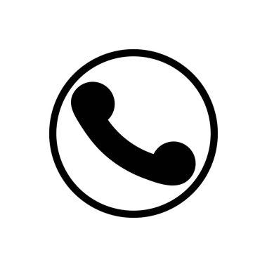 telefon simgesi logo vektörü