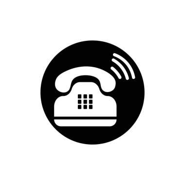 telefon simgesi logo vektörü