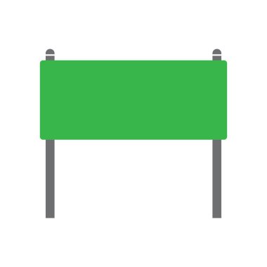 Yol simgesi logo vektörü