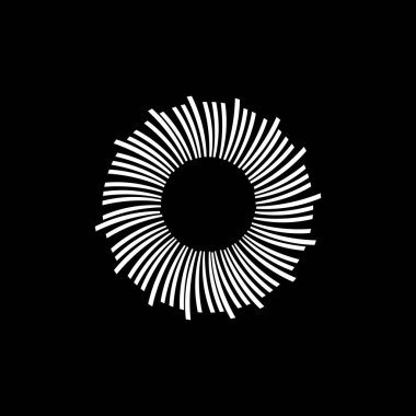 havai fişek illüstrasyon logo vektör tasarımı