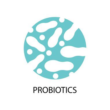 probiyotik illüstrasyon logo vektör tasarımı