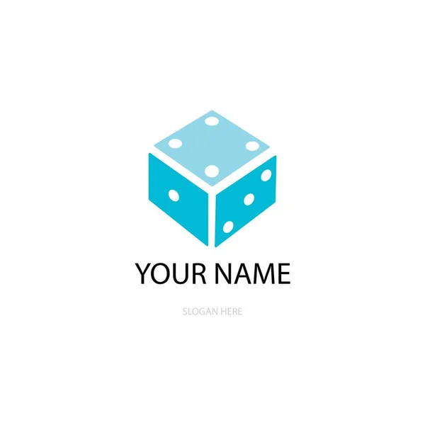 Ícone Dados Vetor Logotipo — Vetor de Stock