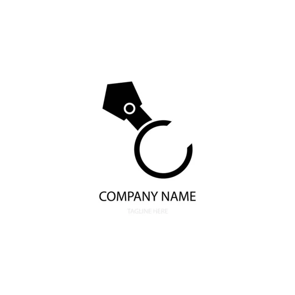 Crane Icon Logo Vector — Stock Vector