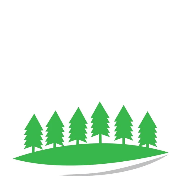 Вектор Логотипа Кедрового Дерева — стоковый вектор