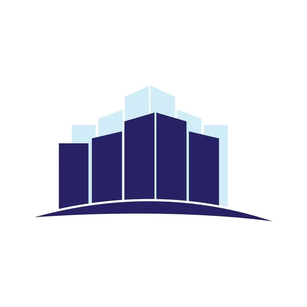 Gebäude Symbol Logo Vektor — Stockvektor