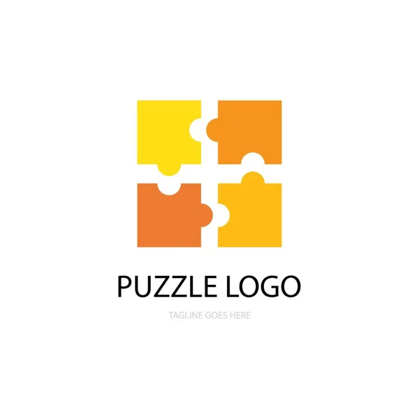 stock vector puzzle icon logo vector