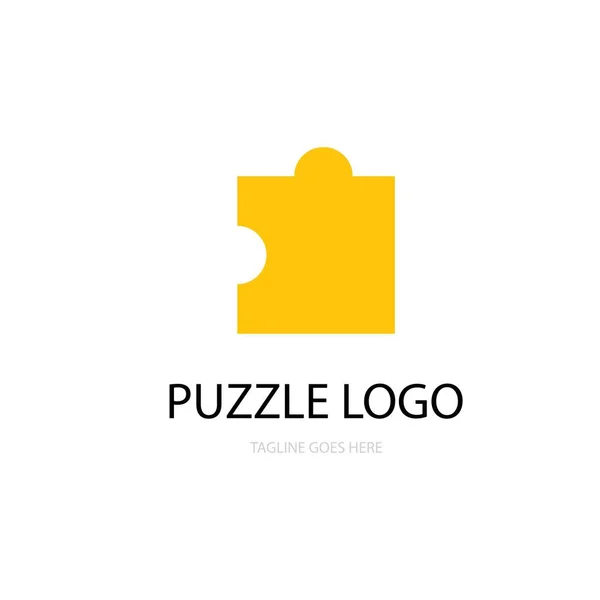 Puzzel Pictogram Logo Vector — Stockvector
