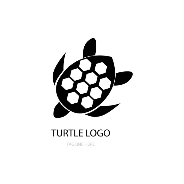 Tortuga Icono Logo Vector — Archivo Imágenes Vectoriales