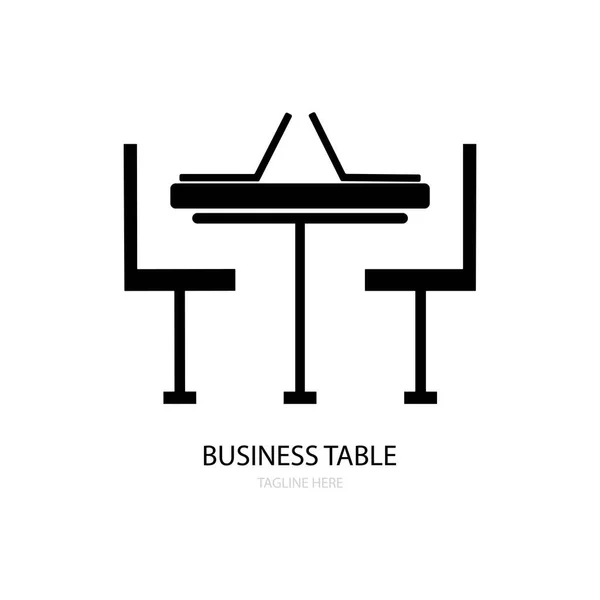 Вектор Логотипу Значка Бізнес Таблиці — стоковий вектор