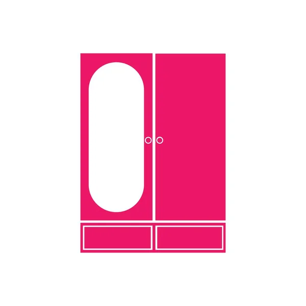 Icône Placard Logo Vecteur — Image vectorielle