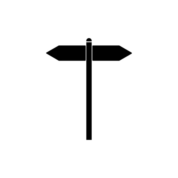 Wektor Znaku Drogowego Ikona Logo — Wektor stockowy