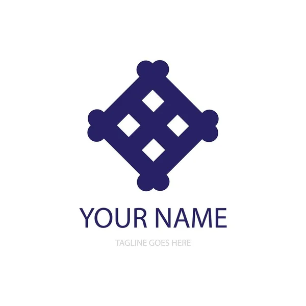Vetor Logotipo Ícone Cerca —  Vetores de Stock