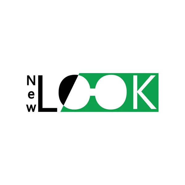 Początkowy Nowy Wektor Logo Wygląd — Wektor stockowy