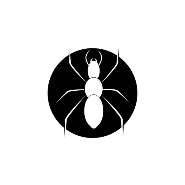 Vecteur Logo Fourmi Noir Blanc — Image vectorielle