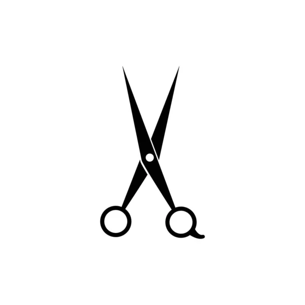 Ножиці Ілюстрація Значок Логотип Вектор — стоковий вектор