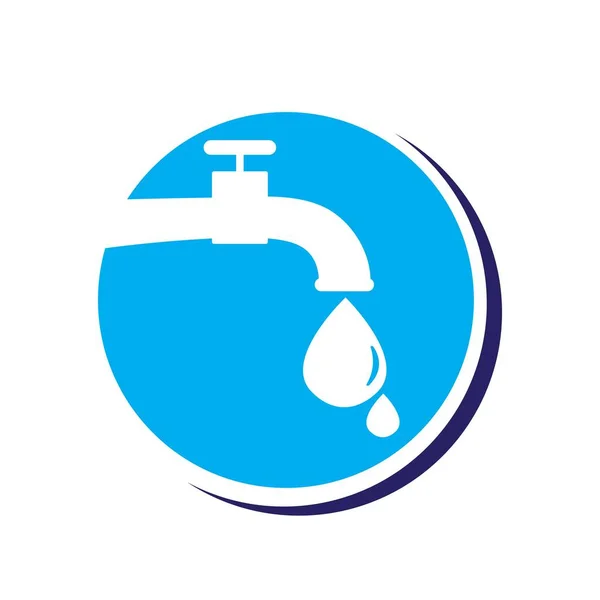 Water Plumbing Illustration Vector Design — Stock Vector
