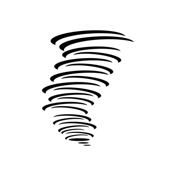 Торнадо Ілюстрація Логотип Векторний Дизайн — стоковий вектор