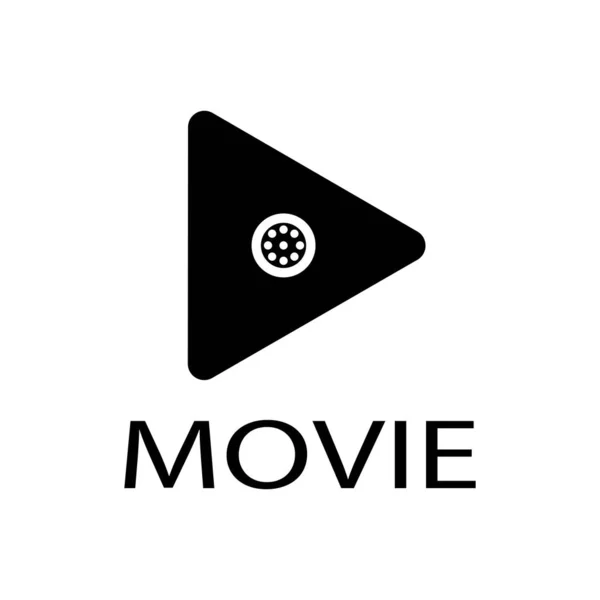 Film Film Illustrazione Logo Vettoriale — Vettoriale Stock