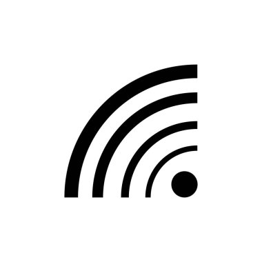 ücretsiz wifi illüstrasyon logo vektörü