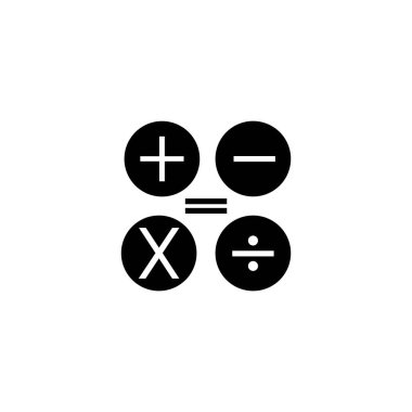 hesap makinesi illüstrasyon logo vektörü