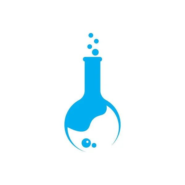 Laboratorio Laboratorio Illustrazione Logo Vettore — Vettoriale Stock