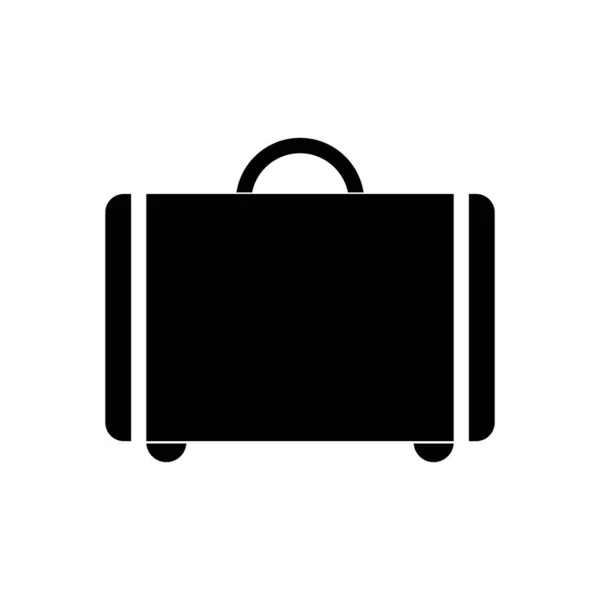 Mala Ilustração Ícone Logotipo Vetor — Vetor de Stock
