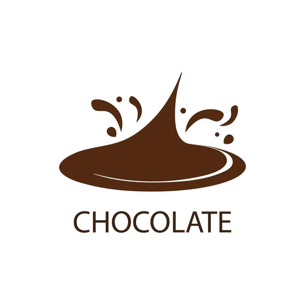 Çikolata illüstrasyon logo vektör tasarımı