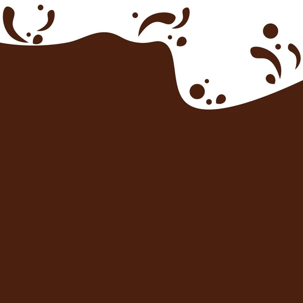 Desain Logo Vektor Ilustrasi Coklat - Stok Vektor