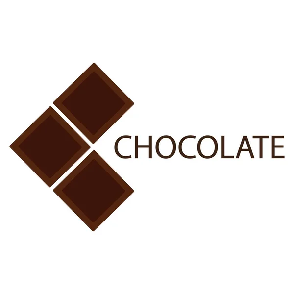 Logotipo Ilustración Chocolate Vector Diseño — Vector de stock