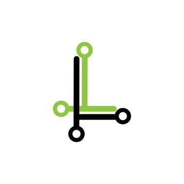 İlk l teknolojileri logo vektörü 
