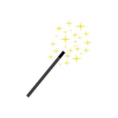 wand Magic Illustration logo vektörü