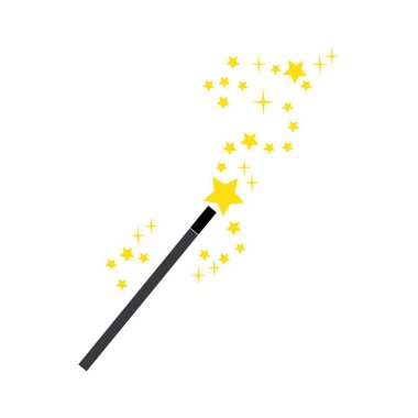 wand Magic Illustration logo vektörü