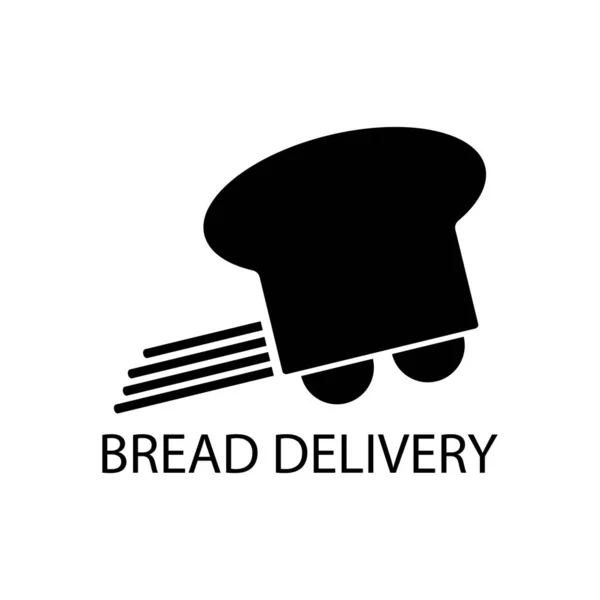 Bäckerei Brot Illustration Logo Vektor Design — Stockvektor
