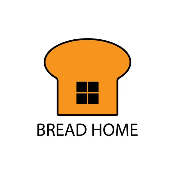 Bakkerij Brood Illustratie Logo Vector Ontwerp — Stockvector