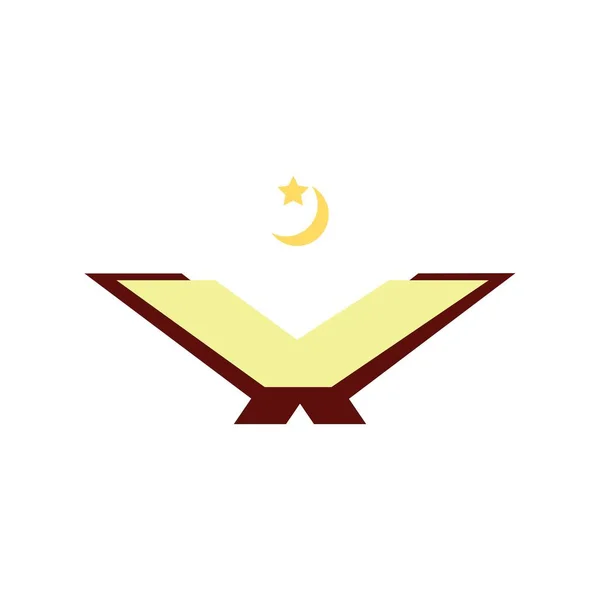 Islamic Religion Illustration Logo Vector Design — Stock Vector