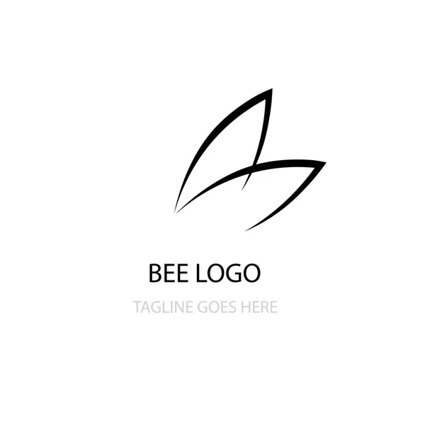 Vektor Loga Včelí Ilustrace — Stockový vektor
