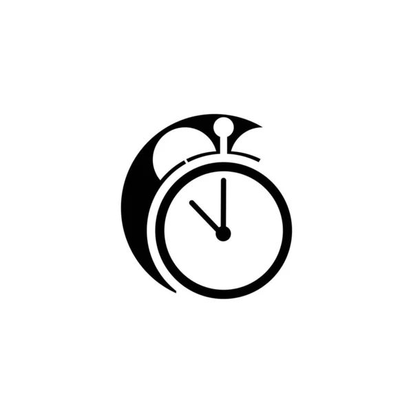 Ilustracja Czas Ikona Logo Wektor Projekt — Wektor stockowy