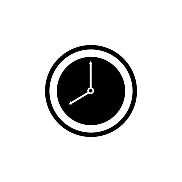 Time Illustration Icon Logo Vector Design — Stock Vector