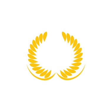 yulaf illüstrasyon logo vektör tasarımı