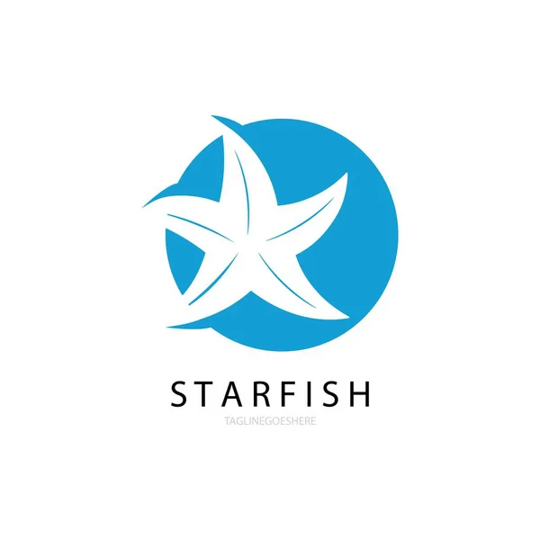 denizyıldızı illüstrasyon simgesi logo vektör tasarımı