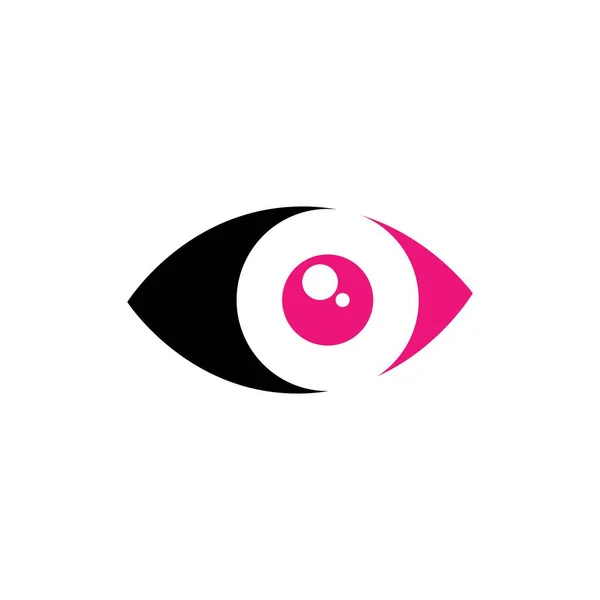 Icône Oeil Logo Vecteur Modèle Design — Image vectorielle