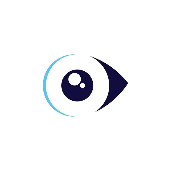 Icône Oeil Logo Vecteur Modèle Design — Image vectorielle