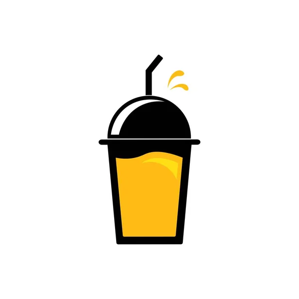 Trinken Symbol Logo Vektor Illustration — Stockvektor