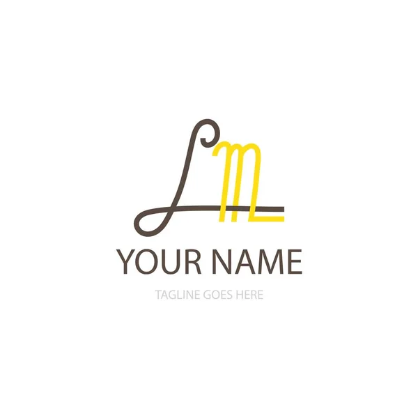 Carta Logotipo Vetor —  Vetores de Stock
