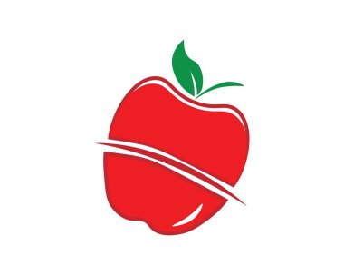 Elma simgesi logo vektörü