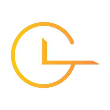 zaman illüstrasyon simgesi logo vektör tasarımı