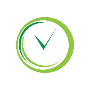 zaman illüstrasyon simgesi logo vektör tasarımı